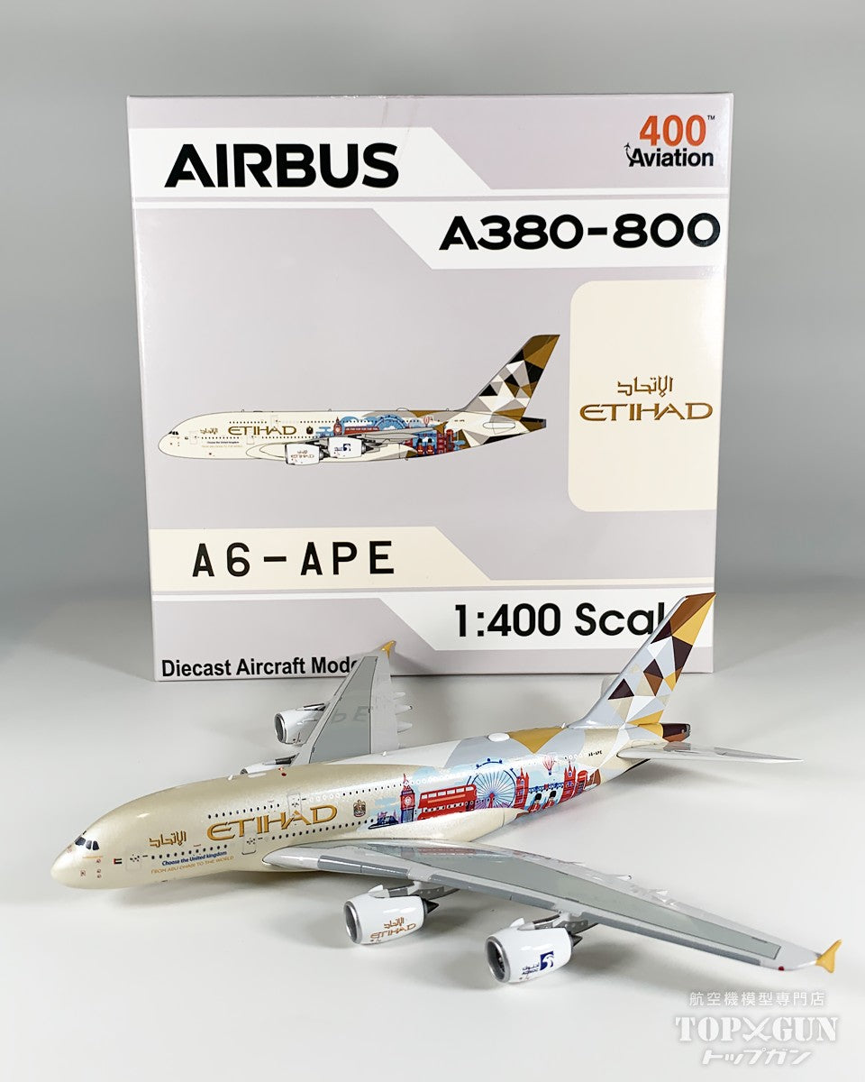 A380-800 エティハド航空 「Choose the United Kingdom」 A6-APE 1/400 [AV4294]