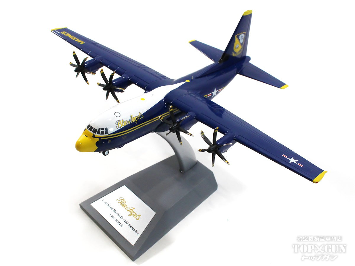 C-130J US Marine Corps Navy Display Team "Blue Angels" Support Aircraft (Stand Included) #170000 1/200 [B-130-BA-170]