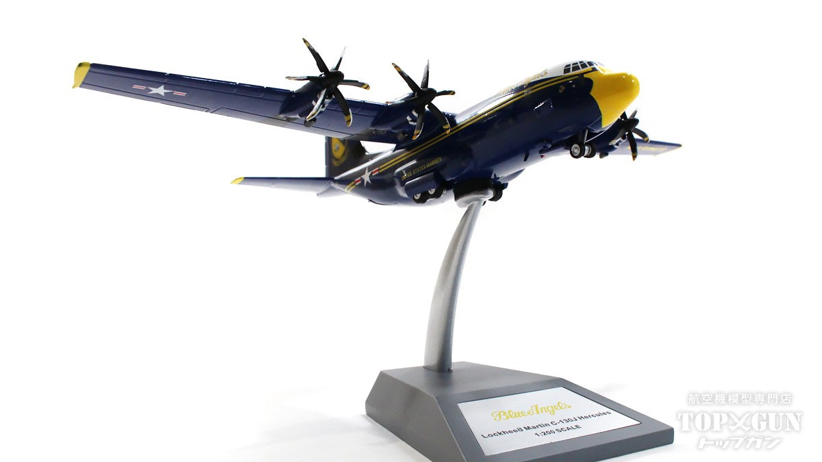 C-130J US Marine Corps Navy Display Team "Blue Angels" Support Aircraft (Stand Included) #170000 1/200 [B-130-BA-170]