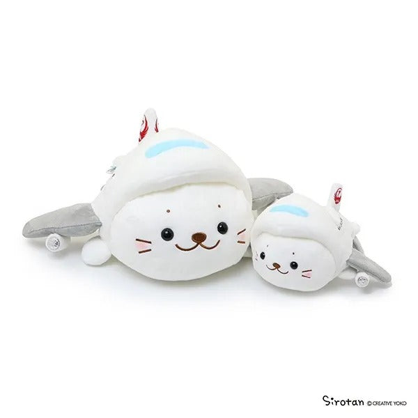 JAL Original Shirotan Airplane Plush Toy [BCB1216]