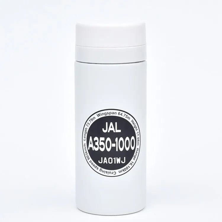 JAL A350-1000 JA01WJ Stainless Steel Bottle Black [BJB35128]