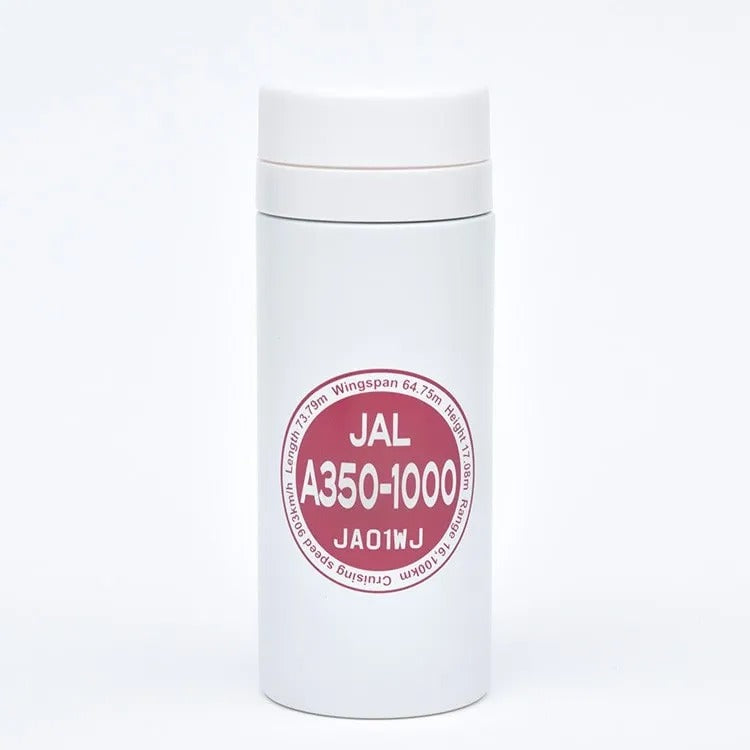 JAL A350-1000 JA01WJ ステンレスボトル ディープレッド [BJB35129]
