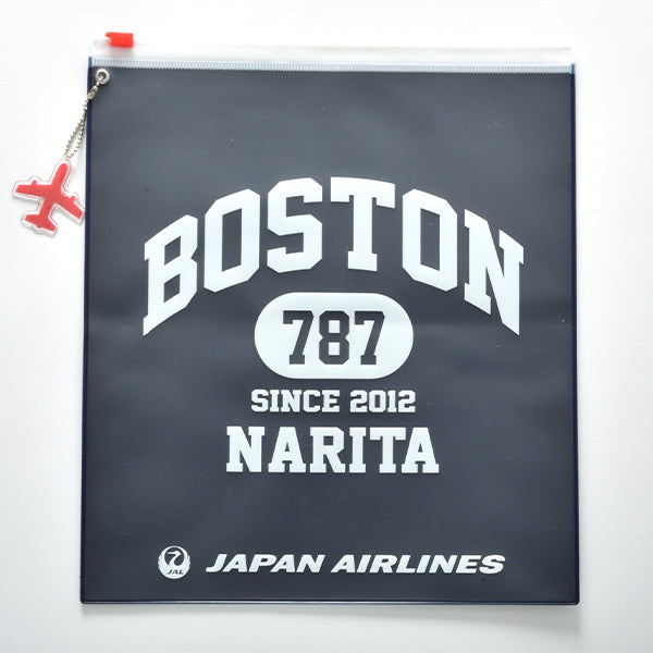 JAL Original 787 Vinyl Pouch Set Navy [BJB3524]