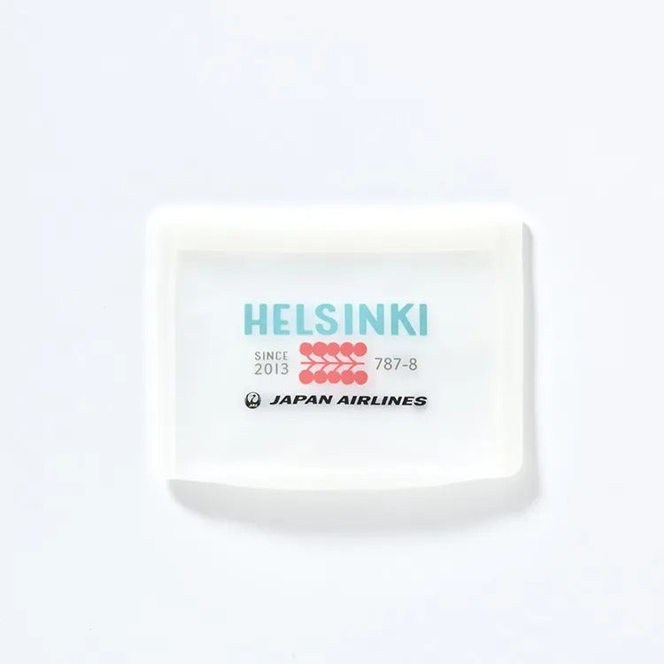 JAL Helsinki Silicone Bag M White [BJB3849]