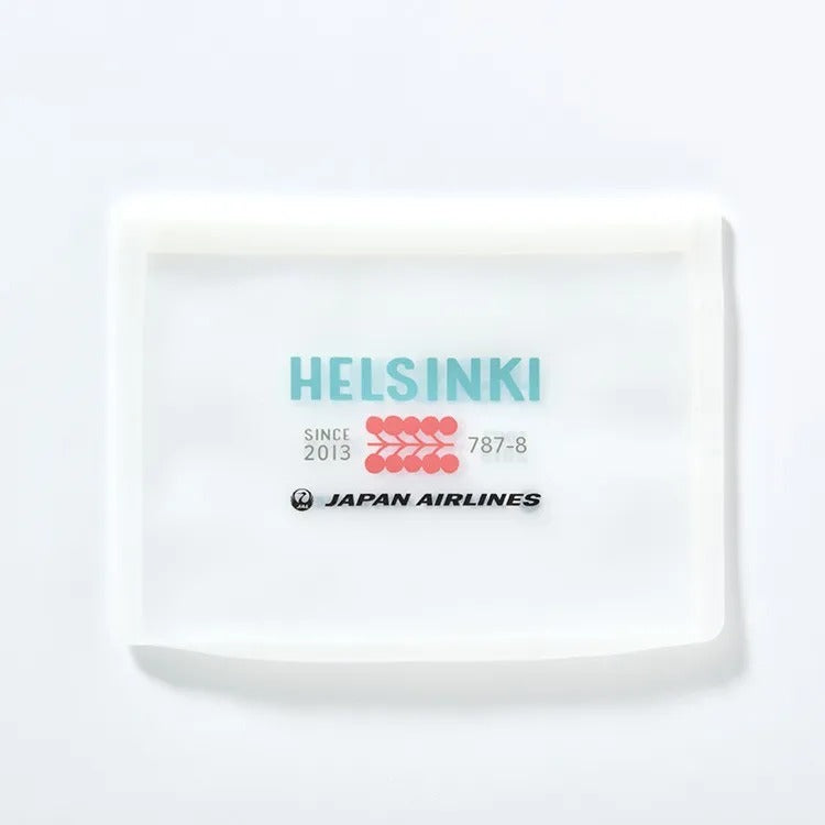 JAL Helsinki Silicone Bag L White [BJB3852]