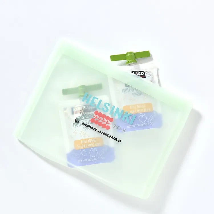 JAL Helsinki Silicone Bag L White [BJB3852]