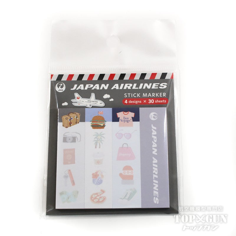 JAL Sticky Notes TRAVEL Black [BJB5532]