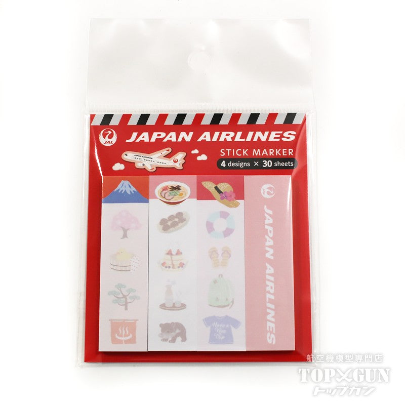 JAL Sticky Notes TRAVEL Red [BJB5533]