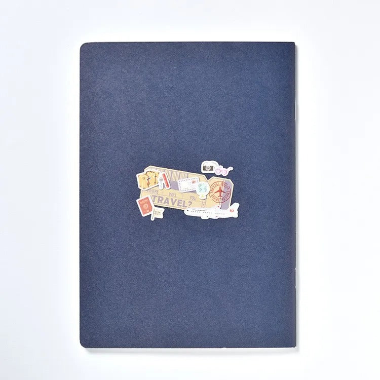 JAL Original Travel Notebook A5 Navy [BJB5540]