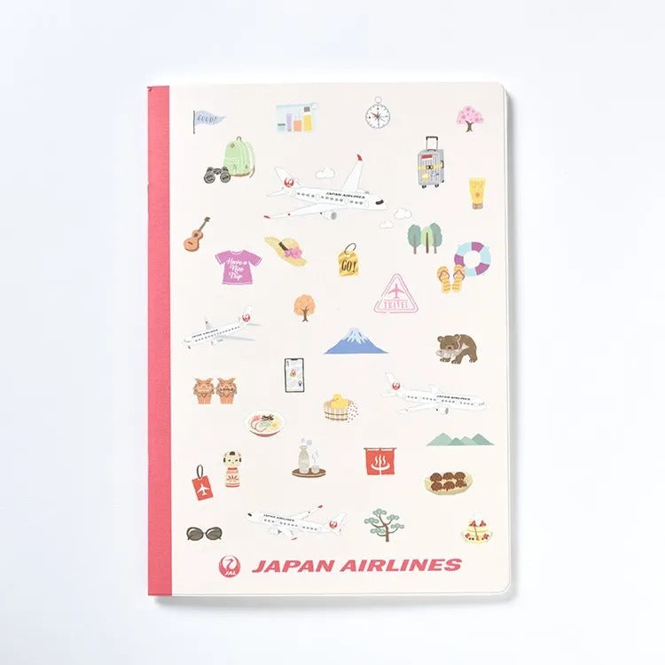 JAL Original Travel Notebook A5 Pink [BJB5541]