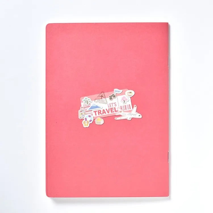 JAL Original Travel Notebook A5 Pink [BJB5541]