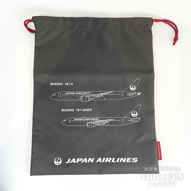 JALオリジナル エアクラフトコレクション 巾着ポーチ3点セット 日本航空 [BJB7079]