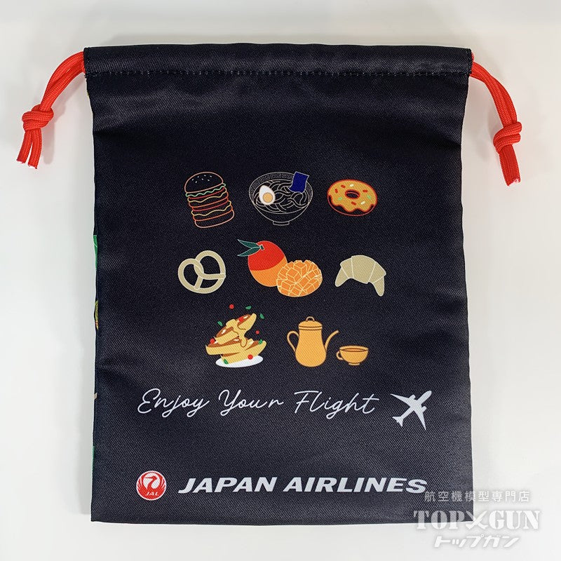 JALオリジナル ワールドトラベル 巾着2枚セット 日本航空 [BJB7090]