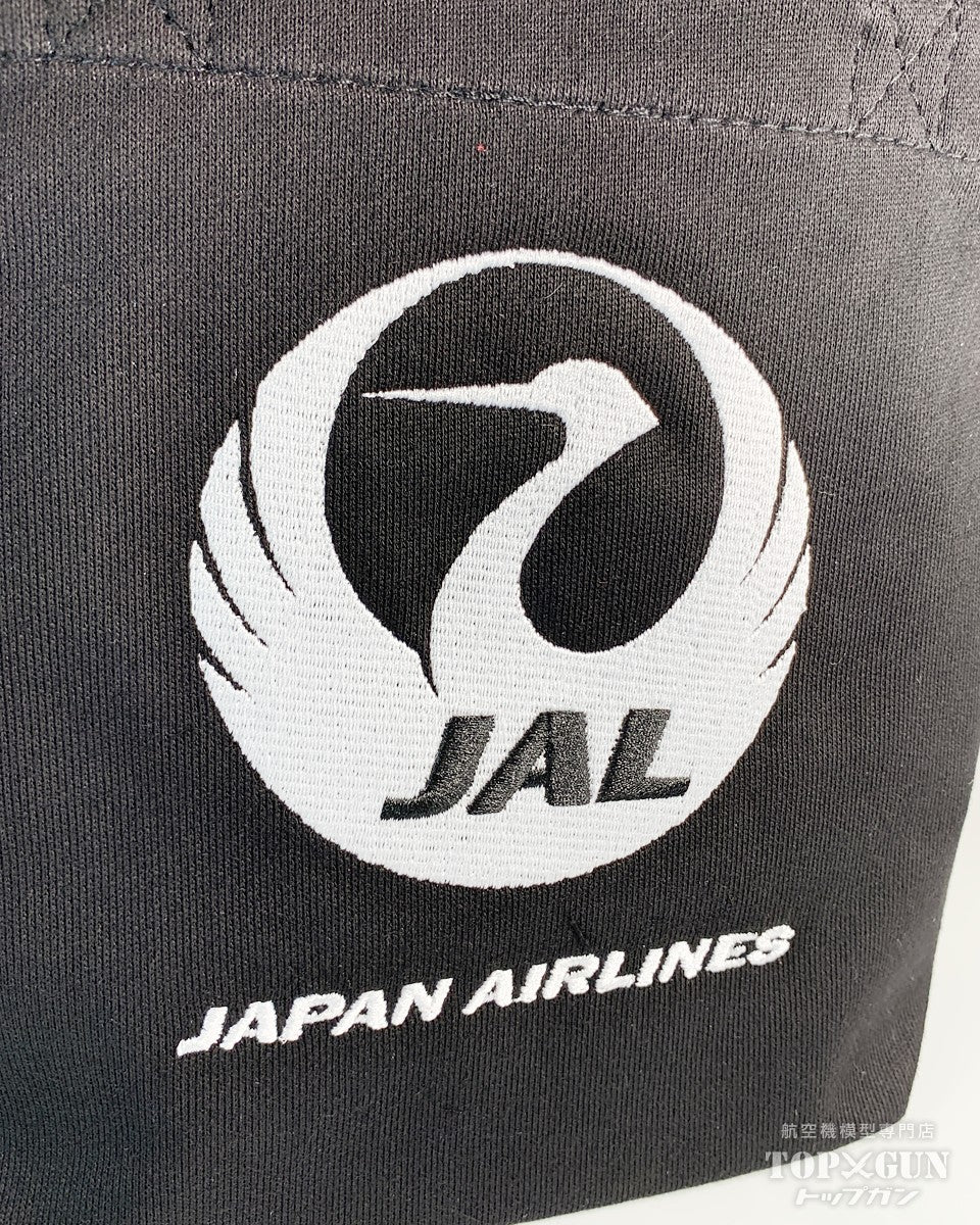 JALUX JALオリジナル スウェットミニトート BLACK 黒色 日本航空 [BJK9071]