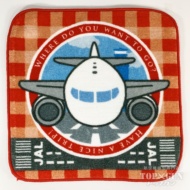 JALオリジナル ミニタオル レッド 日本航空 [BJK9099]