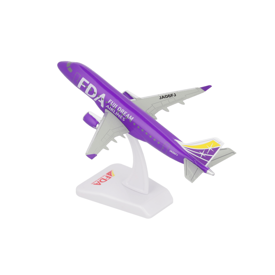 エンブラエル175 フジドリームエアラインズ 紫 JA06FJ プラ製完成品ディスプレイスタンドモデル 1/300 [FDA-JA06FJ]