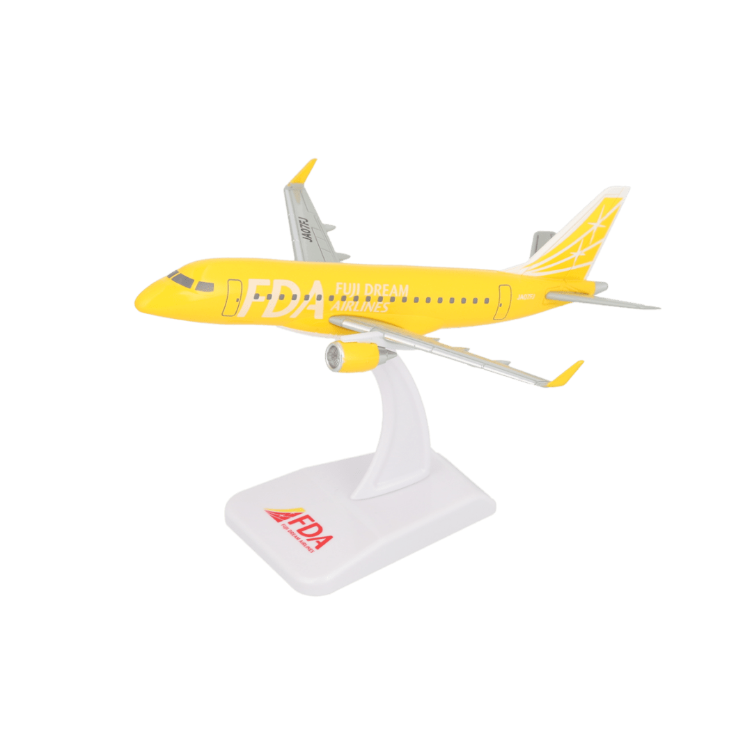 エンブラエル175 フジドリームエアラインズ 黄 JA07FJ プラ製完成品ディスプレイスタンドモデル 1/300 [FDA-JA07FJ]