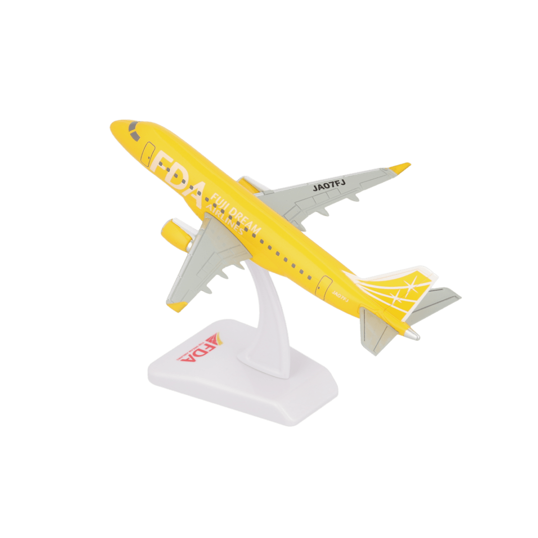 エンブラエル175 フジドリームエアラインズ 黄 JA07FJ プラ製完成品ディスプレイスタンドモデル 1/300 [FDA-JA07FJ]
