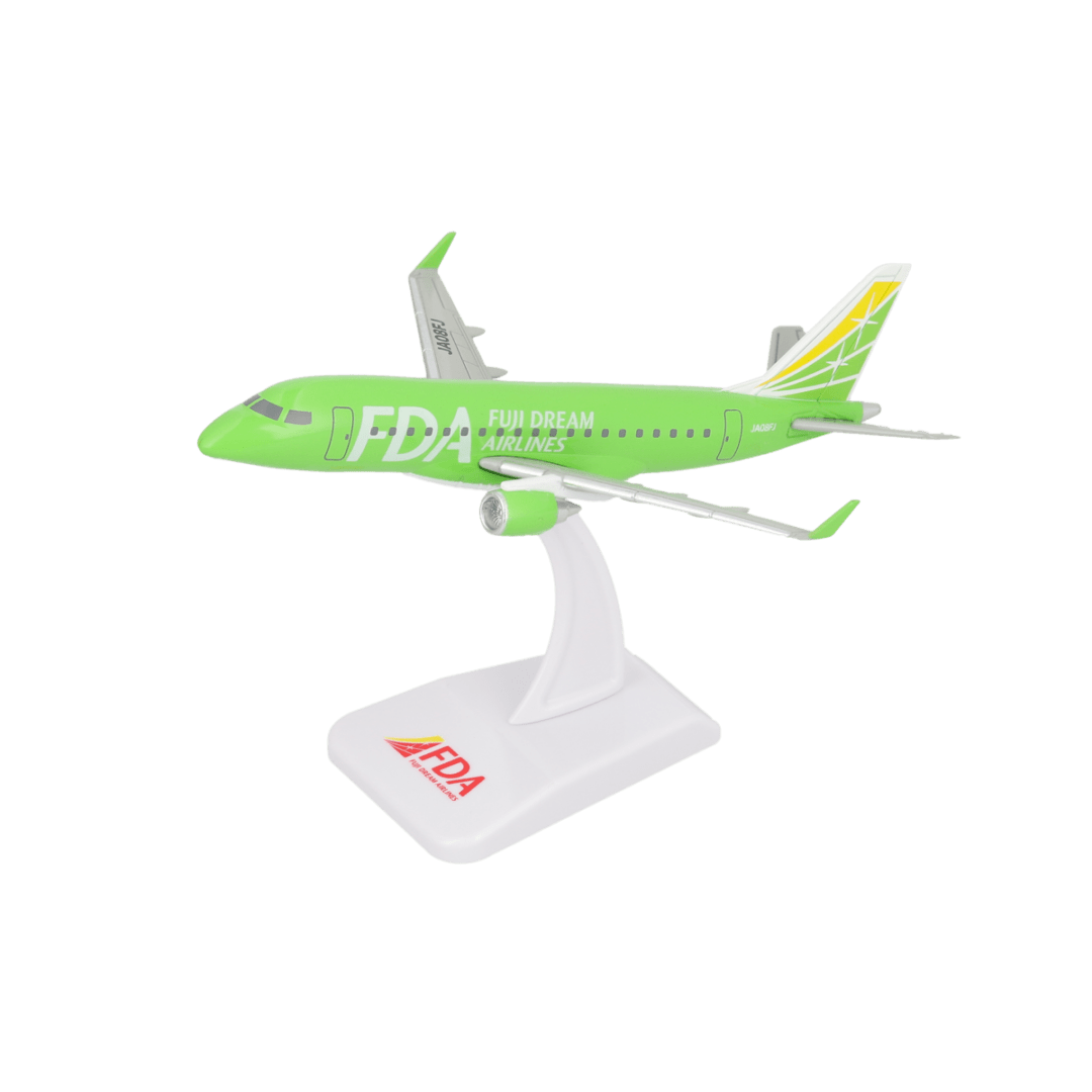 エンブラエル175 フジドリームエアラインズ 薄緑 JA08FJ プラ製完成品ディスプレイスタンドモデル 1/300 [FDA-JA08FJ]