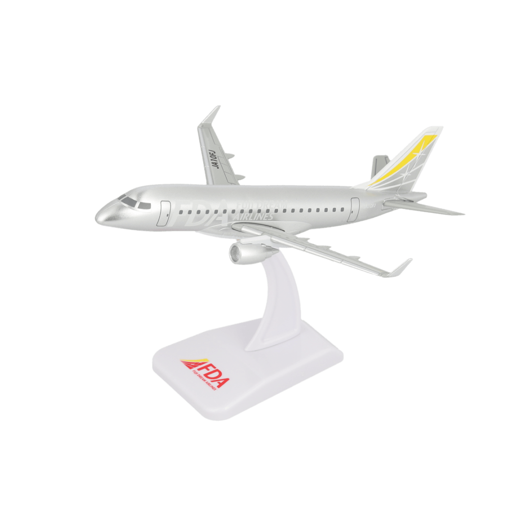 エンブラエル175 フジドリームエアラインズ 銀 JA10FJ プラ製完成品ディスプレイスタンドモデル 1/300 [FDA-JA10FJ]