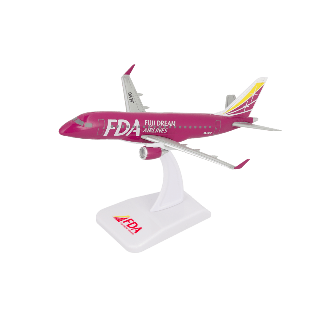 エンブラエル175 フジドリームエアラインズ 濃赤 JA14FJ プラ製完成品ディスプレイスタンドモデル 1/300 [FDA-JA14FJ]