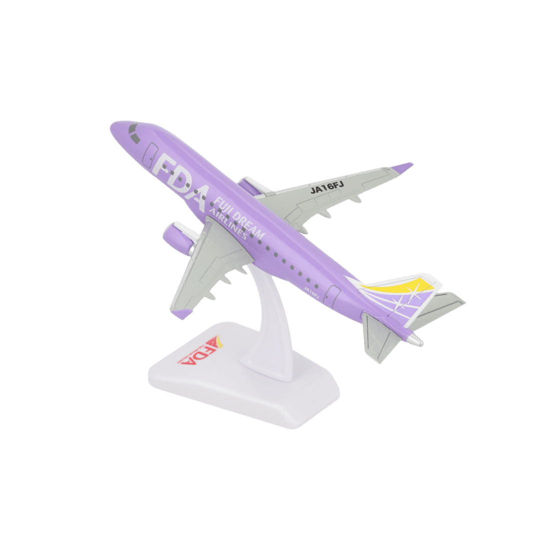 エンブラエル175 フジドリームエアラインズ 薄紫 JA16FJ プラ製完成品ディスプレイスタンドモデル 1/300 [FDA-JA16FJ]