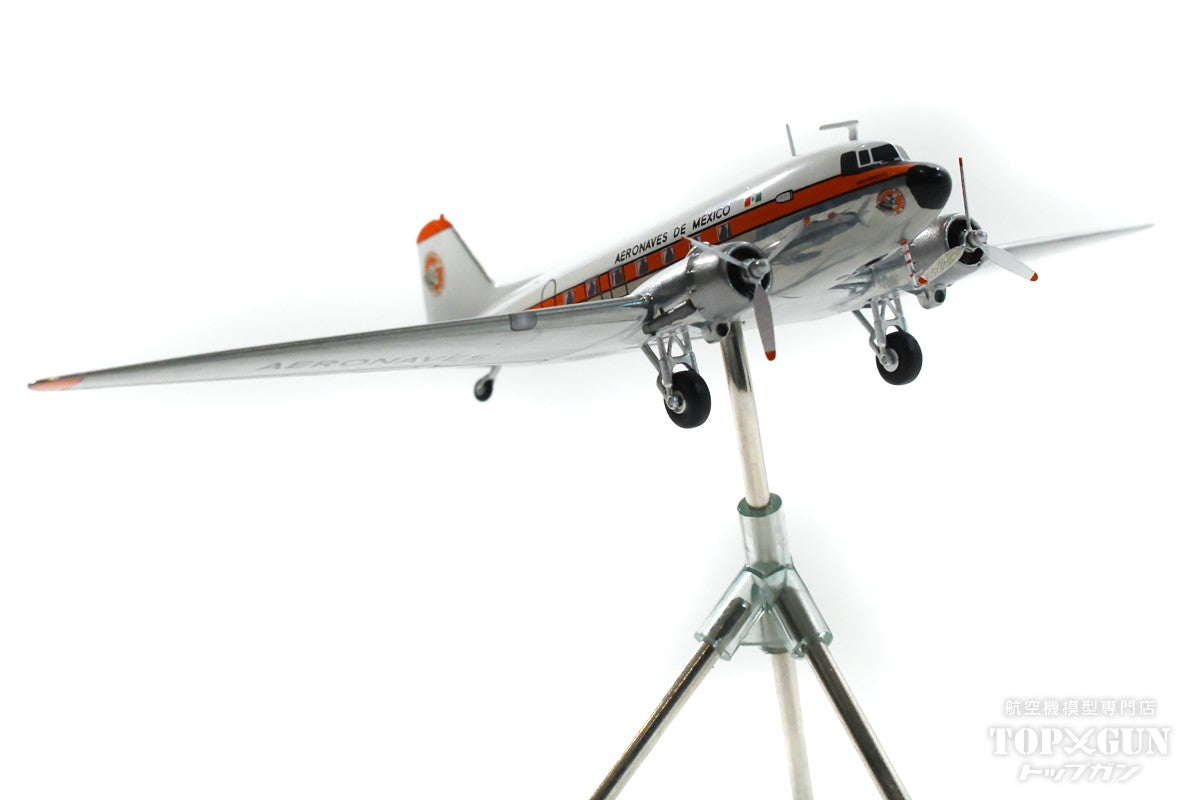 Gemini200 DC-3 アエロメヒコ航空「polished belly」XA-FUV 1/200