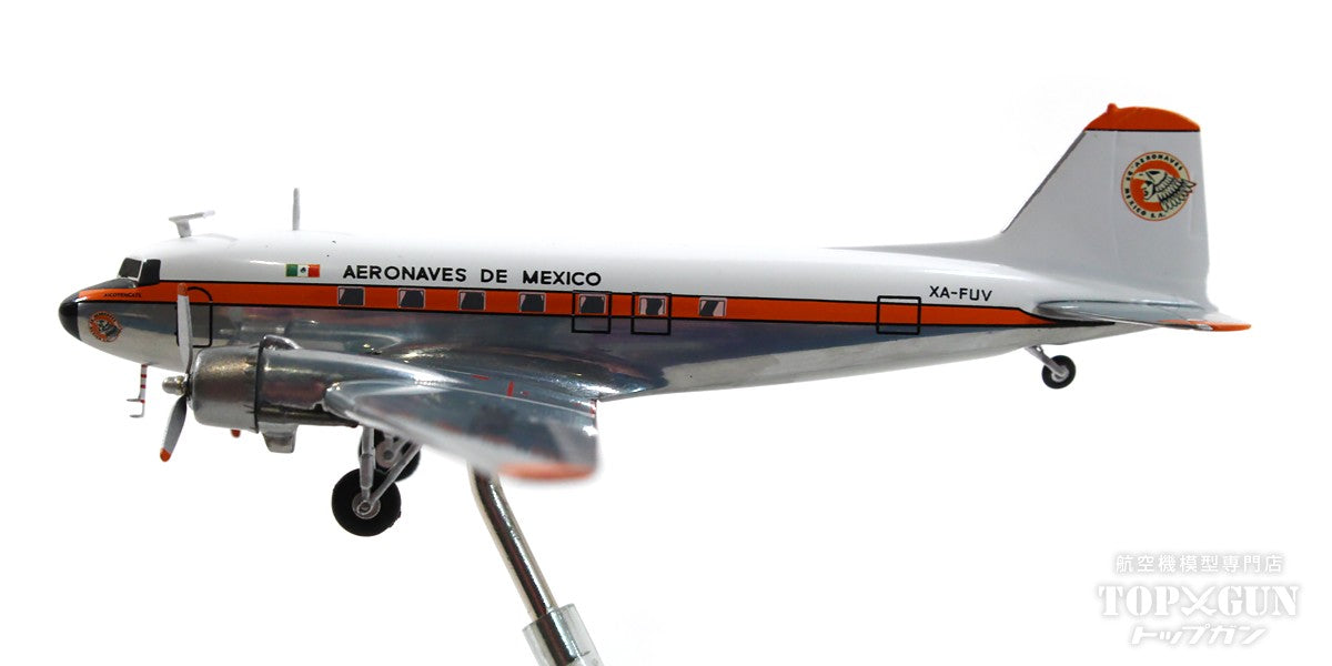 DC-3 Aeromexico "polished belly" XA-FUV 1/200 [G2AMX1151] 