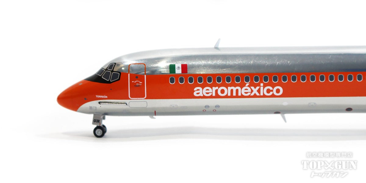 ミニカー　1/200 MD-82 アエロメヒコ航空 N1003X polished/orange cheatline [G2AMX404] Gemini200 MD-82 Aeromexico polished/orange cheatline N1003X