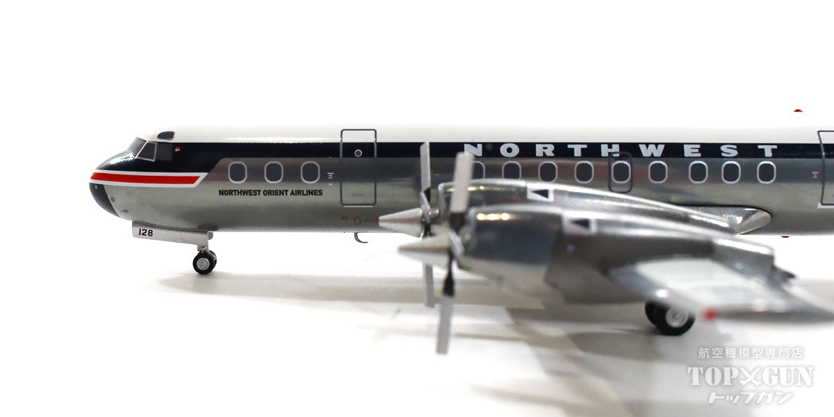 L-188C ノースウエスト・オリエント航空 1960年代 ポリッシュ仕上 N128US 1/200 [G2NWA1028]