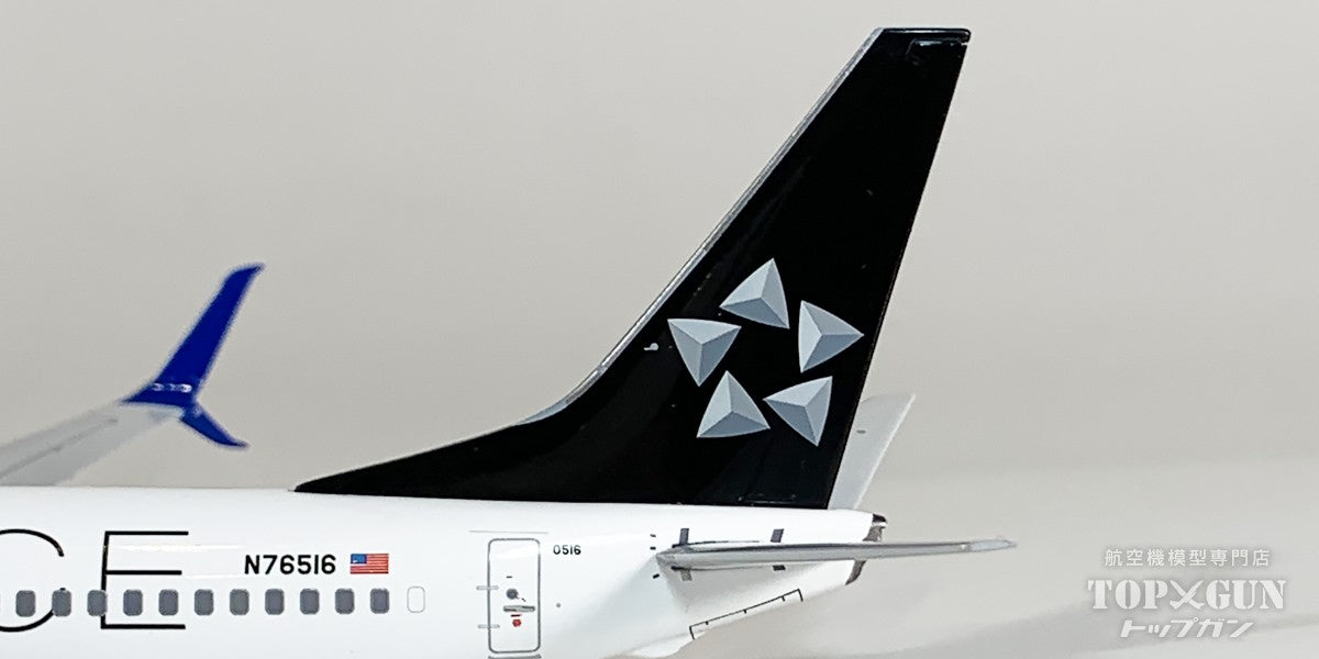 Gemini200 737-800W ユナイテッド航空 スターアライアンス塗装 N76516