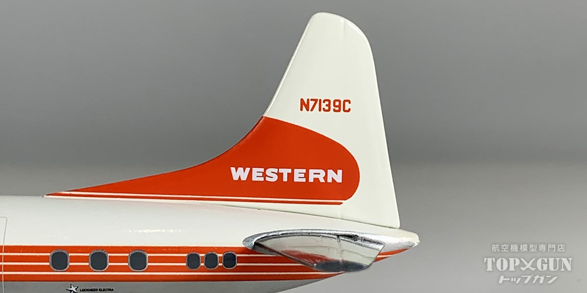 L-188A 西部航空 1959年塗裝 N7139C 拋光腹部 1/200 [G2WAL1031] 