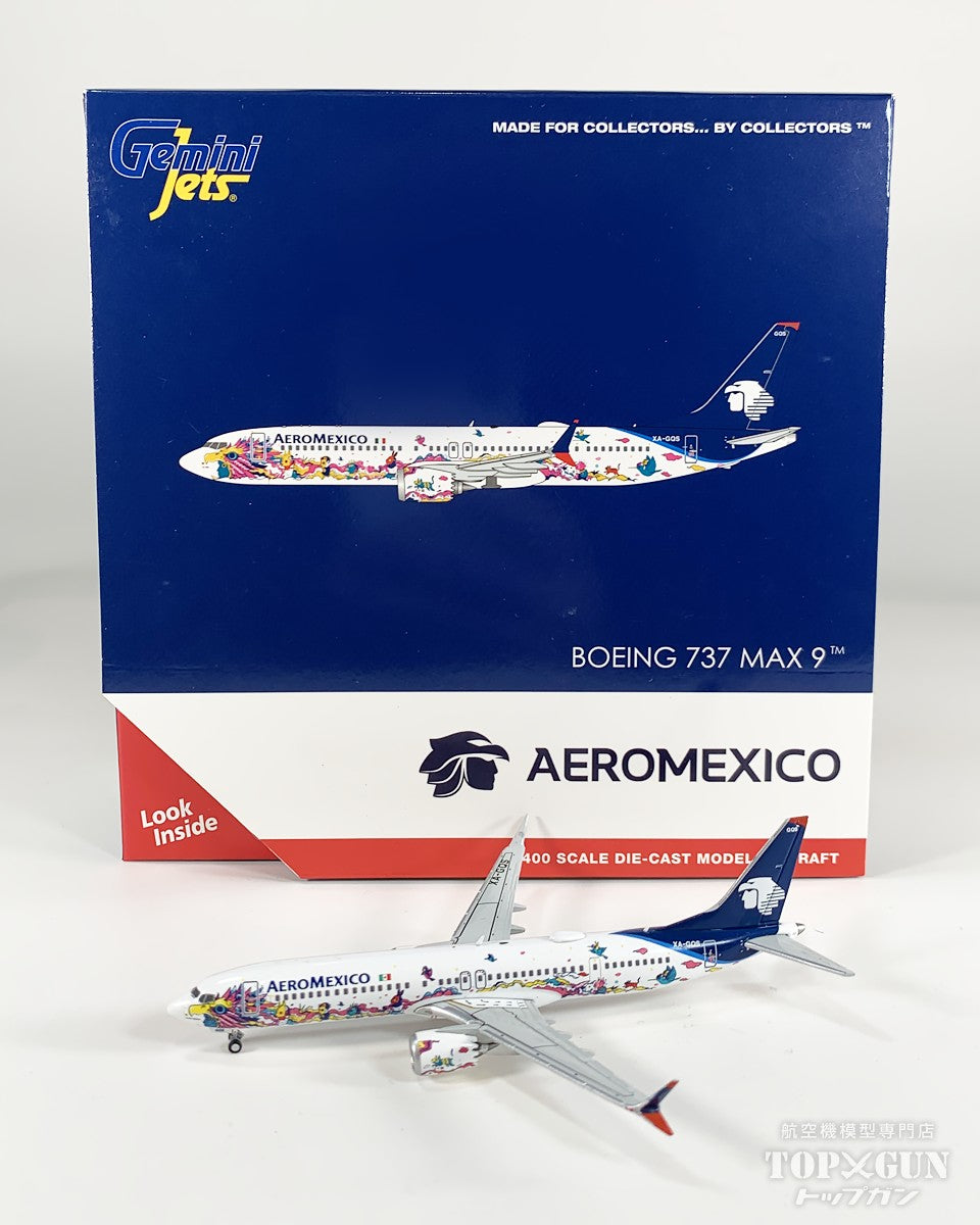 B737 MAX9 アエロメヒコ航空 「Kukulc n」 XA-GQS 1/400 [GJAMX2316]