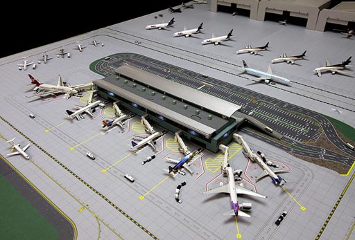 Airport Diorama Terminal Building Set (No.2) for 1/400 scale [GJARPTB]