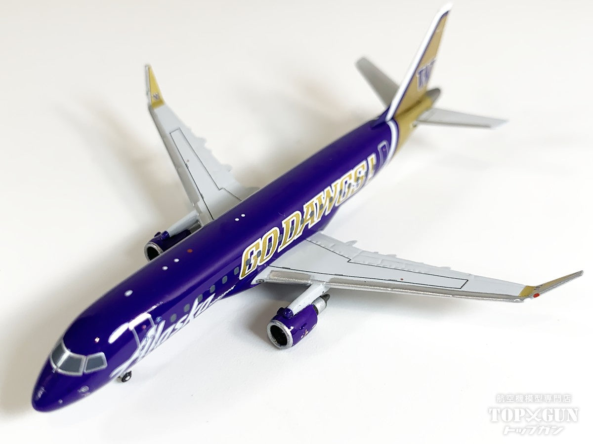 E175LR アラスカ航空/ホライゾン航空 Univ.of Washington Go Dawgs N662QX 1/400[GJASA2251]