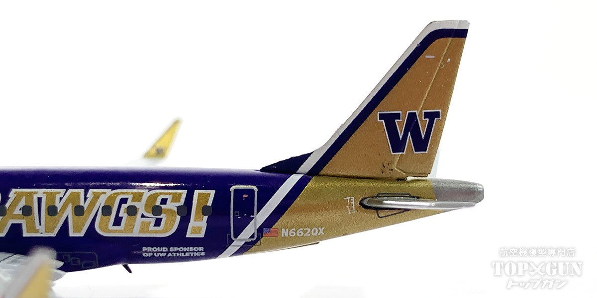 E175LR アラスカ航空/ホライゾン航空 Univ.of Washington Go Dawgs N662QX 1/400[GJASA2251]