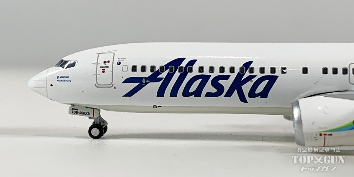 B737 MAX9 アラスカ航空 N708AL 1/400 [GJASA2393]