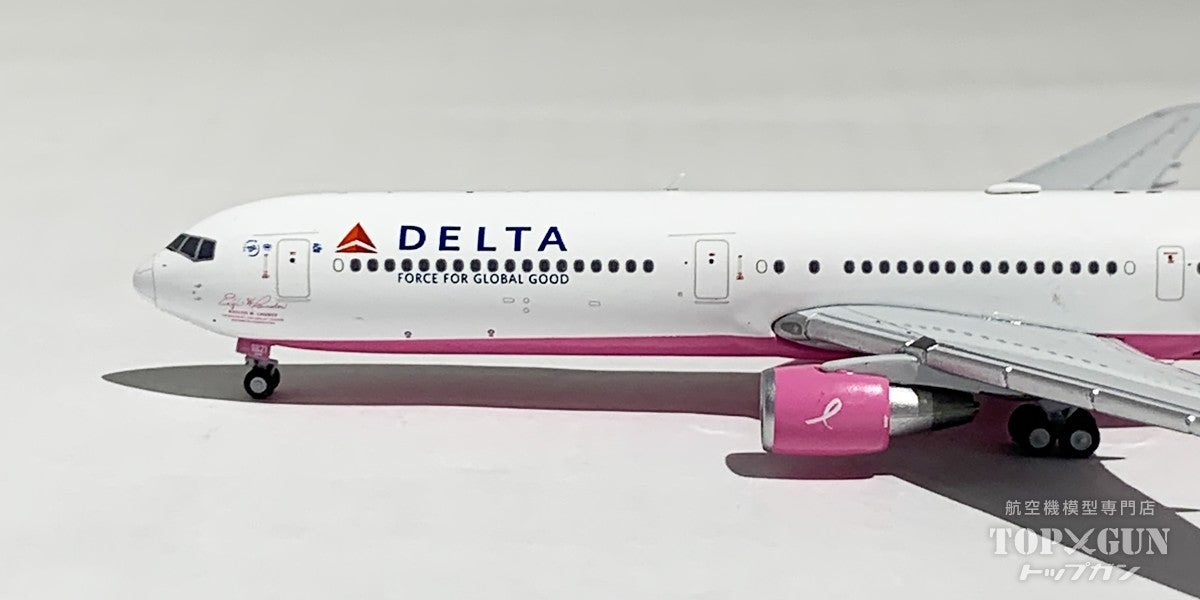 767-400ER Delta Airlines Evelyn H. Lauder Breast Cancer Prevention Campaign N845MH 1/400 [GJDAL2157] 