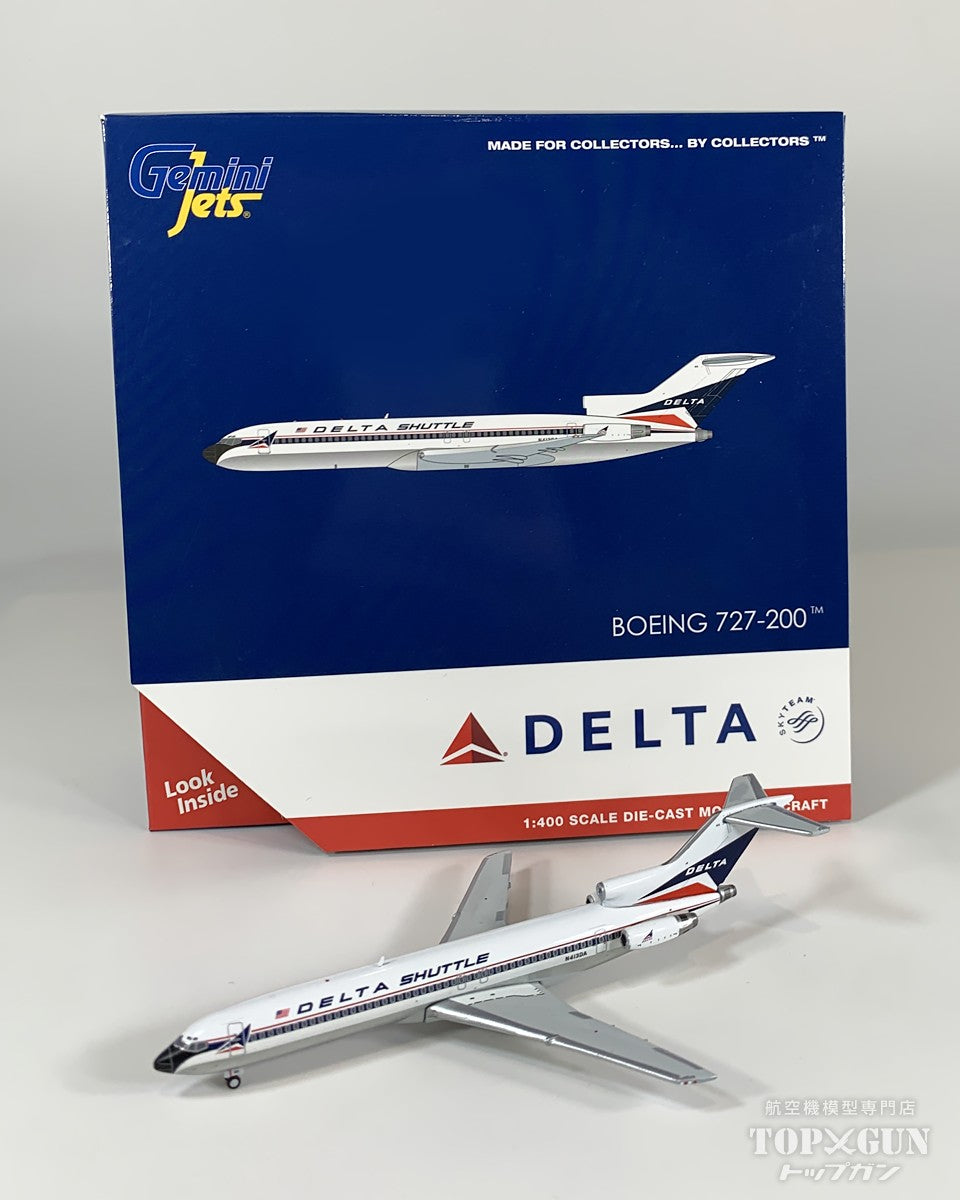 B727-200Adv デルタシャトル 「widget livery」 ※ポリッシュ仕上げ N413DA 1/400 [GJDAL2375]