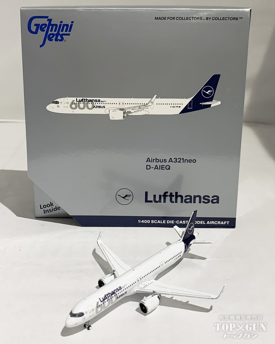 A321neo Lufthansa "600th Airbus Aircraft" D-AIEQ 1/400 [GJDLH2238] 