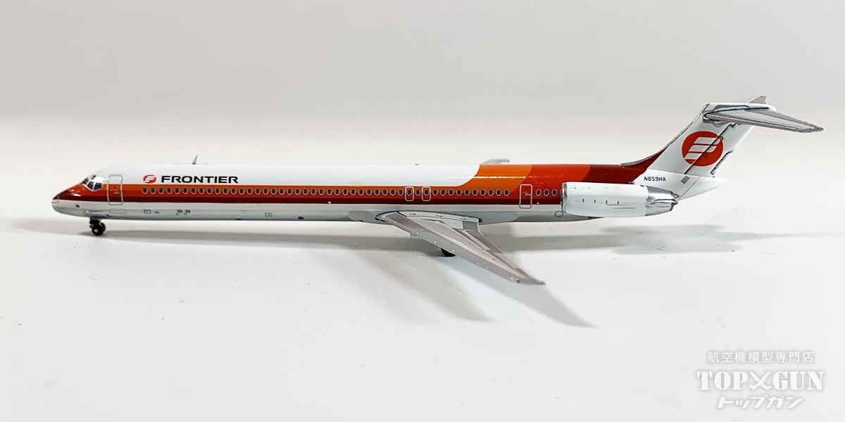 MD-80 フロンティア航空 Saul Bass orange-and-red livery N859HA 1/400 [GJFFT1168]