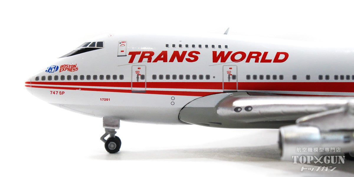 747SP TWA トランス・ワールド航空 "Boston Express" N58201 1/400[GJTWA1495]