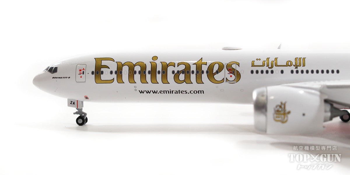 777-9 Emirates Airlines (wing tips raised and fixed) A6-EZA 1/400 [GJUAE2160W]