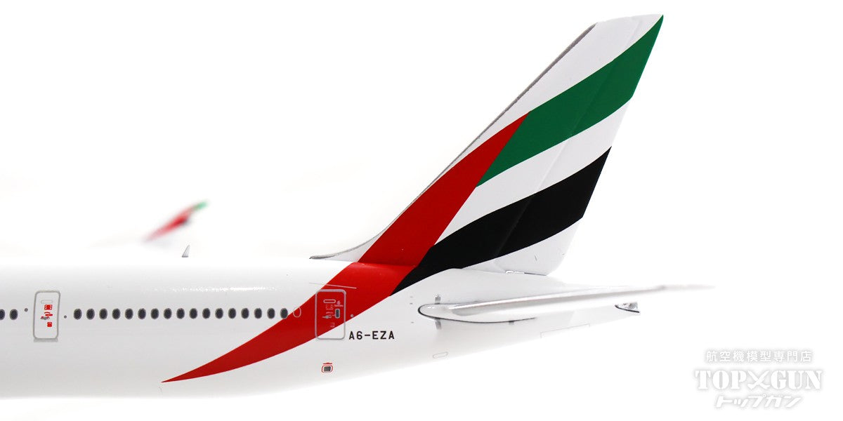 GeminiJets 777-9 Emirates Airlines (wing tips raised and fixed) A6