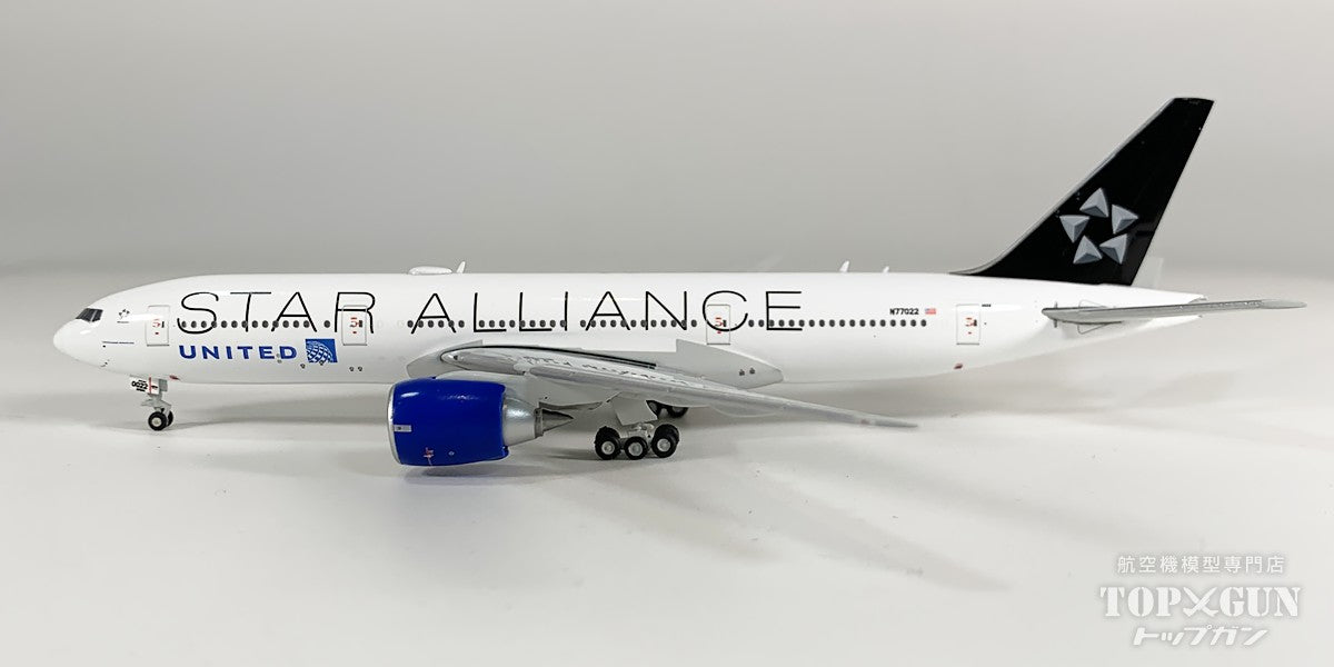 777-200ER ユナイテッド航空  スターアライアンス塗装 N77022 1/400 [GJUAL2314]