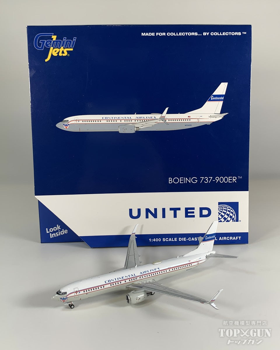 B737-900ER ユナイテッド航空 Continental retro livery  N75435 1/400 [GJUAL2343]