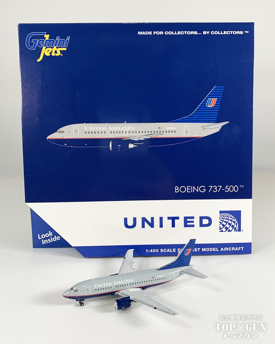 B737-500 ユナイテッド航空 「battleship livery」 N936UA 1/400 [GJUAL2348]