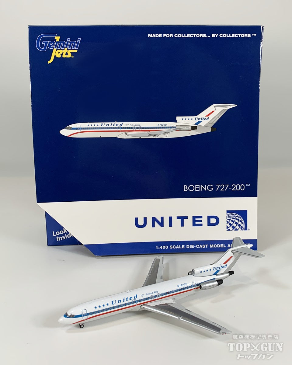 B727-200 ユナイテッド航空 「Friend Ship」 N7620U 1/400 [GJUAL2352]
