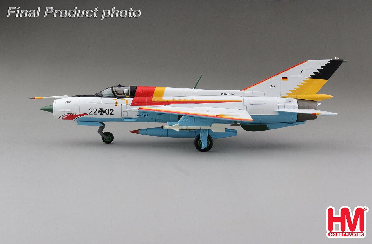 MiG-21SPS German Air Force 1st Fighter Wing Special Paint "White Shark" 1990 22+02 1/72 [HA0108]