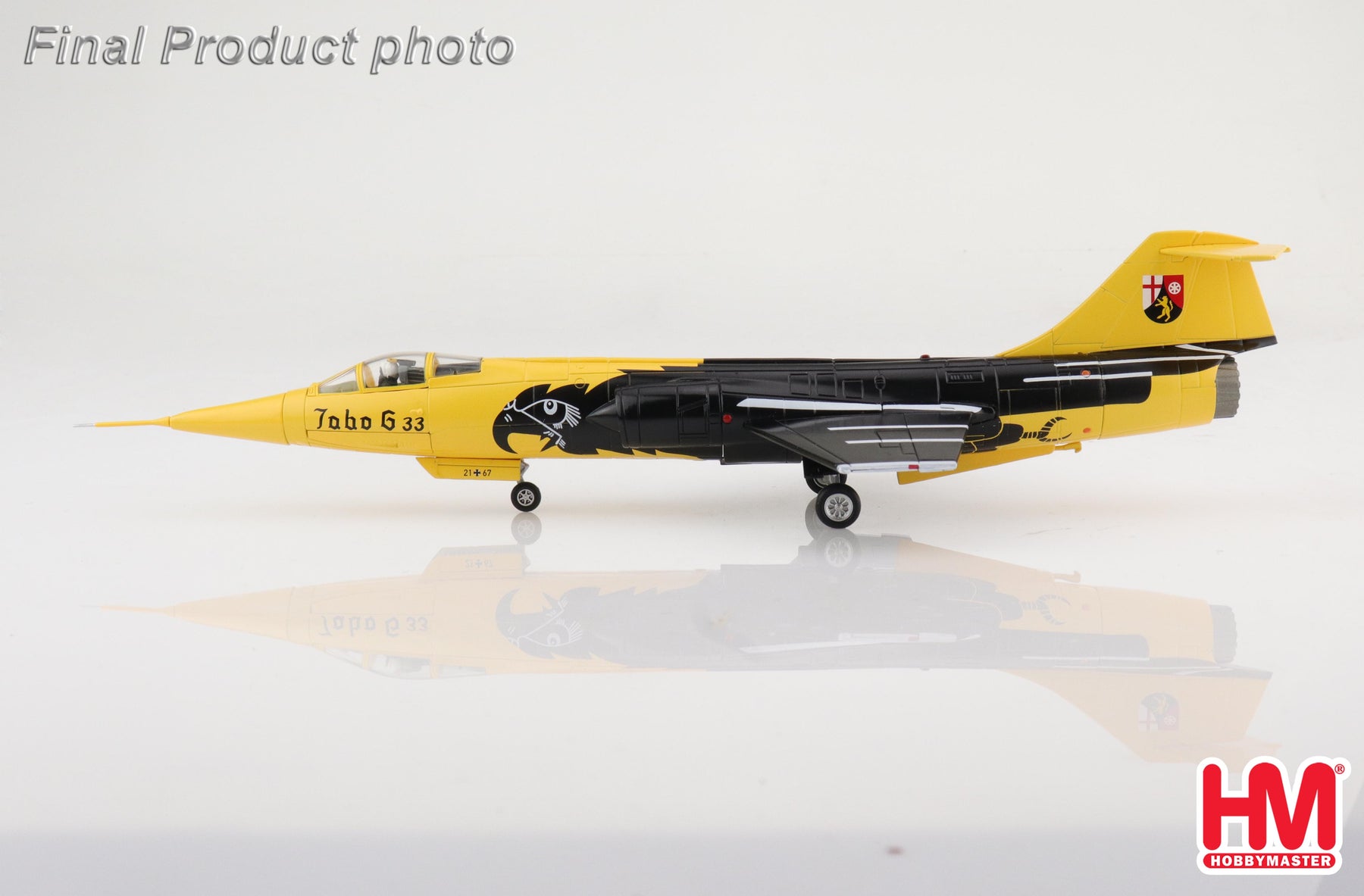 Hobby Master F-104G 西ドイツ空軍 第33戦闘爆撃航空団 特別塗装「F 